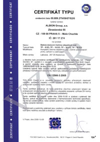 cisticka certifikat tuv vzor-1